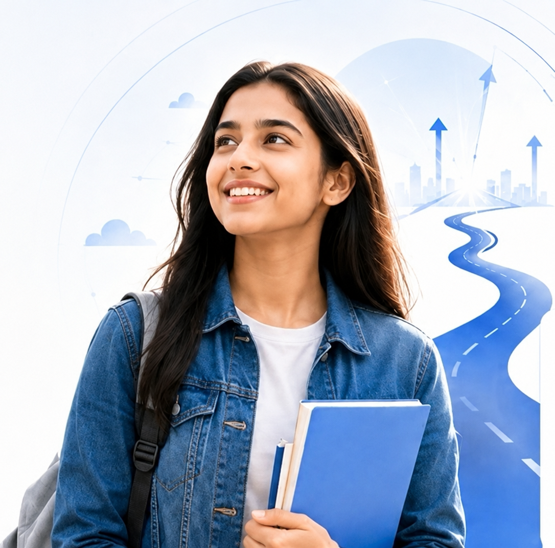 Student planning her future